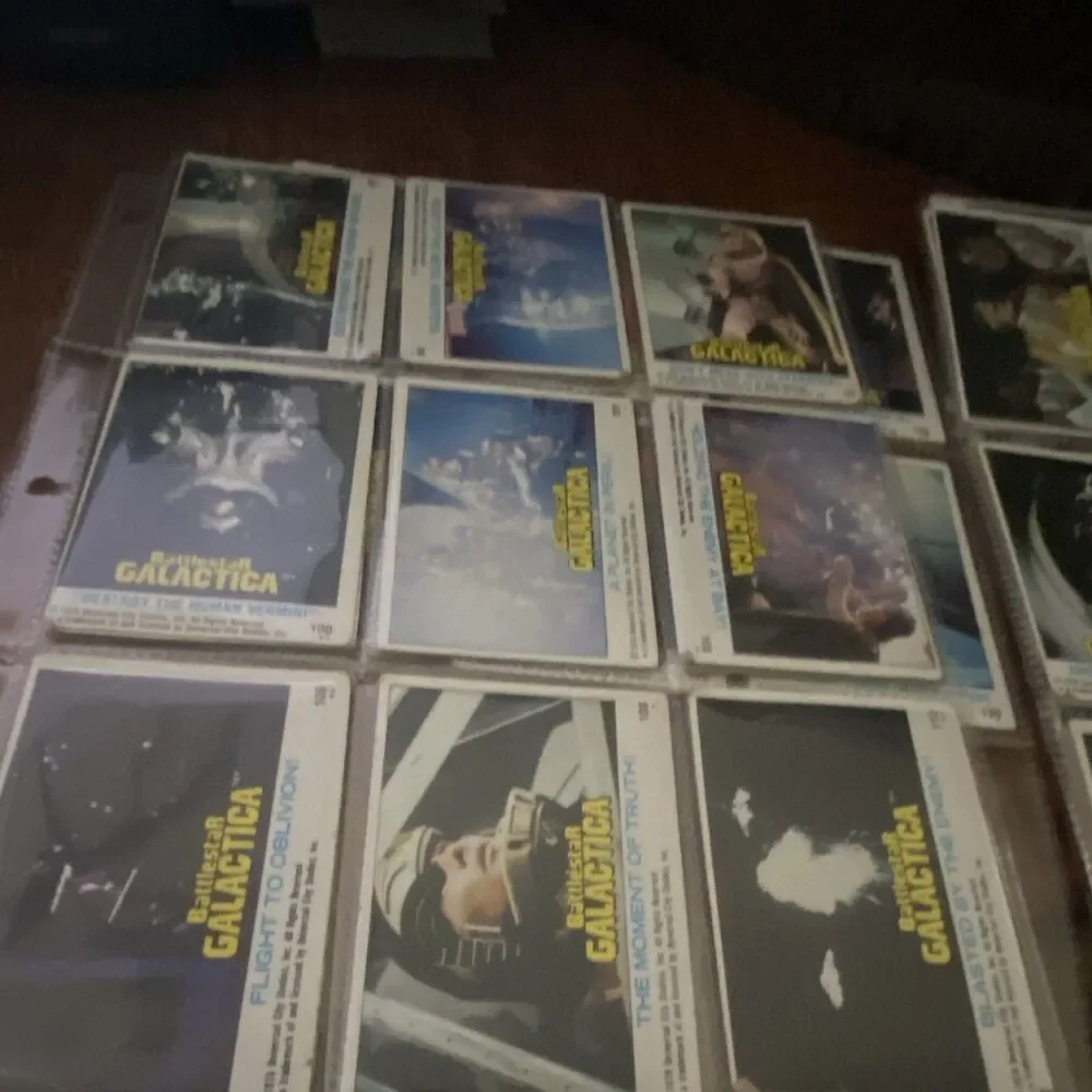 Battlestar Galactica Topps 1978 Non-Sport Trading Cards Lot 36 Base Set